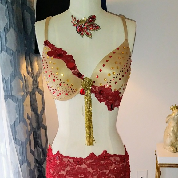 Belly dance costume, used - Picture 1 of 8